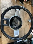2012-2019 Volkswagen Beetle Steering Wheel White Leather Black Stitch Oem. Fixed Price $149.99.