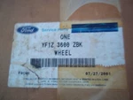 Genuine Ford Steering Wheel Part Number YF1Z-3600-ZBK. Fixed Price $179.99.