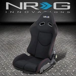 Nrg Innovations RSC-400BK Reclinable Fabric Race Racing Bucket Seat W/slider. Fixed Price $430.00.