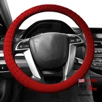 Steering Wheel Cover (silicone W. Nibs & Pattern Massaging Grip Burgundy. Fixed Price $14.50.