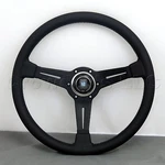 Nardi Steering Wheel 360 Mm Black Smooth Leather Grey Stitch Classic Horn New. Fixed Price $620.43.