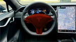 Leather Tesla Model X 2012- 2021 Black Nappa Peforated Steering Wheel. Fixed Price $299.99.