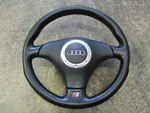 S-line Sport Steering Wheel Audi Tt Leather Black 8N0419091A. Fixed Price $208.84.