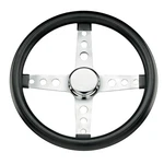 Steering Wheel, 13-1/2 Diameter, 1-3/4 Dish Spoke Bolt Dunebuggy & Vw. Fixed Price $149.99.