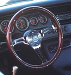 14 Inch (350MM) Spoke Steering Wheel Wood Grip Riveted Muscle CLASSIC-6 Hole. Fixed Price $158.26.