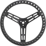 Longacre 52-56838 15 Uncoated Aluminum Drilled Steering Wheel, Enhanced Grip. Fixed Price $117.99.
