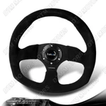 Nrg RST-009S 320MM Race Style Black Suede Stitch 3-SPOKE Steering Wheel. Fixed Price $134.00.
