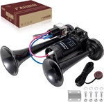 Farbin Black Air Horn For Truck Train 12V Integrated + Button,. Fixed Price $56.97.