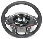 Oem Black Leather Steering Wheel With Woodgrain For Cadillac XT5 87815771. Fixed Price $192.50.