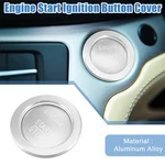 Engine Start Stop Button Cover Sticker For Mercedes-benz Glc Gla Silver Tone. Fixed Price $12.99.