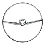 Chrome Horn Ring For 1955-1956 Chevrolet Two-ten (210). Fixed Price $166.99.