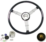 Empi Black Banjo Steering Wheel Kit, Fits Vw Type 1/GHIA 60-74 1/2, 3 61-71. Fixed Price $519.95.