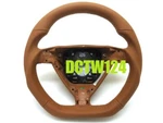 Sportive Flat Bottom Natural Brown Porsche Steering Wheel 997 987 Cayman Boxster. Fixed Price $799.00.