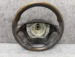 Leather Steering Wheel Wood Assembly Mercedes W163 ML55 ML430 ML500 Oem. Fixed Price $150.00.