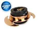 New Nrg Quick Release Gen 3.0 Black Body/ Chrome Rose Gold Paddle SRK-650BK-CRG. Fixed Price $220.20.