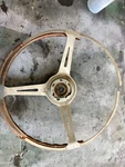 Vintage Leston Steering Wheel Porsche 356 B/c And 911 912 Aluminum With Wood. Fixed Price $2599.00.