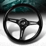 350MM Nrg ST-015BK-BK Black Classic Wood Spoke 3" Deep Dish Steering Wheel. Fixed Price $160.00.