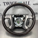 2007-2014 Cadillac Escalade Brown Woodgrain Leather Steering Wheel Cruise Oem. Fixed Price $199.99.