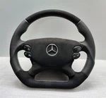 2005 Mercedes Amg SL55 R230 Steering Wheel G55 CLK55 SL500 Gear Button Flat W209. Fixed Price $1035.00.
