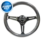 New Nrg 350MM Steering Wheel Classic Chameleon Wood Grain ST-015BC-CN. Fixed Price $160.00.