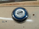 1949 1950 Chrysler Horn Button Medallion 1141456 Blue. Fixed Price $40.00.