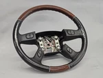 2003-2006 Cadillac Escalade Platinum Woodgrain Steering Wheel W/ Chrome Trim Oem. Fixed Price $165.00.