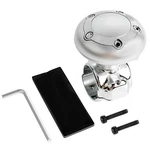 Kissdate Real Aluminum Alloy Steering Wheel Knob Spinner - Universal Silvery. Fixed Price $26.62.