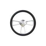 Brothers Trucks STRF8PB160-69 Custom Steering Wheels Polished / Black Bowtie. Fixed Price $299.95.