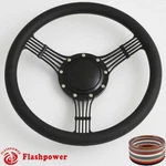 14" Billet Steering Wheels Full Wrap Banjo Wrangler Yj Cherokee Jeep W/ Horn. Fixed Price $170.50.