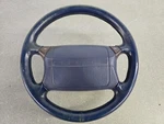 Used Original Genuine Porsche 911 964 Marine Blue Leather Steering Wheel 1990-94. Fixed Price $350.00.