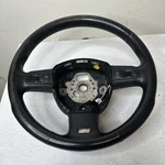 07-08 Audi S4 A4 Steering Wheel 3 Three Spoke Leather S-line Oem 060821. Fixed Price $70.00.