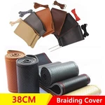 Car Truck Steering Wheel Cover Leather Stitch On 15 16 17 18 19 Inch 38 -50CM. Fixed Price $14.99.