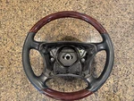 2000-04 Mercedes-benz Oem Amg W220 C215 CL500 Steering Wheel Black Leather Wood. Fixed Price $129.99.