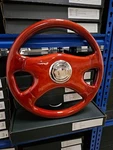 Raptor 16" Mahogany Wood Steering Wheel - Silver. Fixed Price $199.50.