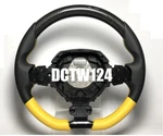 Carbon Steering Wheel Lamborghini Aventador Sv LP700 Yellow Leather Stitching. Fixed Price $1699.00.