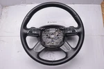 Excellent Condition 4 Spoke Audi A8 2011-2018 Black Leather Steering Wheel. Fixed Price $64.99.