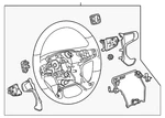 Genuine Gm Black Steering Wheel 84483775. Fixed Price $342.52.