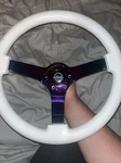 Steering Wheel Nrg Innovations ST-015MC-WT. Fixed Price $80.00.
