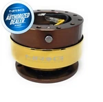 New Nrg Bronze/chrome Gold Gen 2.0 Steering Wheel Quick Release SRK-200BR/CG. Fixed Price $132.00.