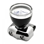 Chrome & Black Steering Wheel Spinner Suicide Brody Knob Clear Picture Top Cap. Fixed Price $5.65.
