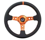 Nrg RST-006OR Steering Wheel Black Leather Orange Center Mark. Fixed Price $129.99.
