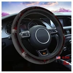 Swono Car Steering Wheel Covers Red Black Floral Beautiful At MULTI-050. Fixed Price $23.12.
