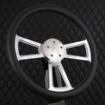 Forever Sharp 18" Steering Wheel Big Rig Black Vinyl Ken W900 & Pete 320-389 T04. Fixed Price $208.00.