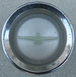 Ford Thunderbird Steering Wheel Center Cap Chrome Trim Bezel Oem 1961-1963 61-63. Fixed Price $45.00.