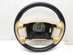Bentley Continental Flying Spur Steering Wheel Blue Beige Leather 3W0419650P. Fixed Price $74.99.