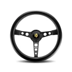 Momo Prototipo Black Steering Wheel Fits Porsche Bmw PRO35BK2B Classic Style. Fixed Price $295.95.