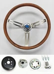 1968 1969 Charger Dart Coronet Grant Wood Steering Wheel Stainless Steel 15". Fixed Price $228.77.