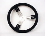 Longacre 15IN Steering Wheel Black Aluminum Smooth Grip 52-56801. Fixed Price $107.17.