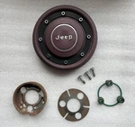 80-96? Jeep Cherokee Wrangler Burgundy Horn Button W/hardware SF8952-000-436 Set. Fixed Price $38.50.