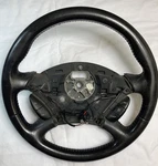 2000-2007 Ford Focus Black Leather Stitch Steering Wheel With Cruise Buttons. Fixed Price $99.99.